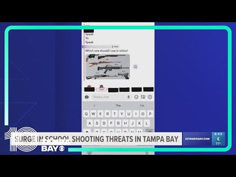 Tampa Bay seeing surge in school shooting threats