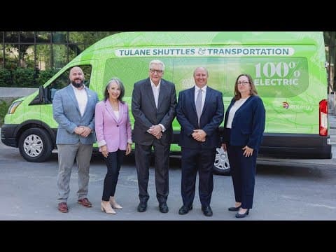 Tulane adds nine electric vehicles to shuttle program
