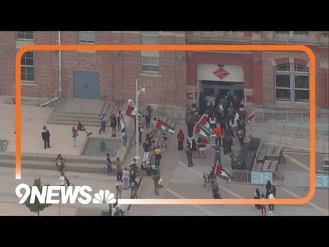 Protests lead to lockdown at Auraria Campus in Denver