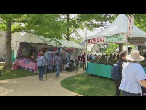 Flower Mart opened at Washington National Cathedral