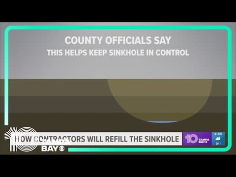 How contractors will refill Seffner sinkhole that reopened