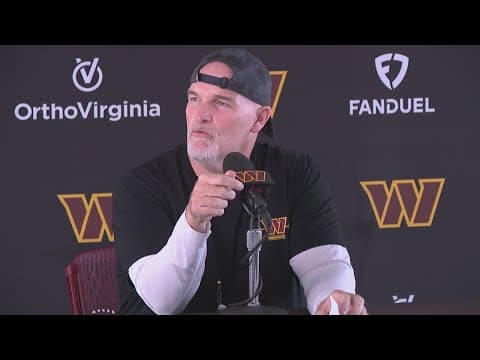 Commanders Head Coach Dan Quinn talks new recovery plan at training camp