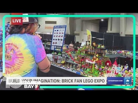 LEGO expo shows builders' creativities and talents with the colorful bricks