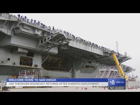 Welcome home! | USS Theodore Roosevelt returns to San Diego after a 9-month deployment