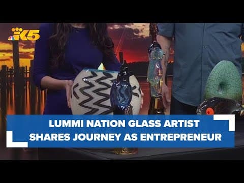 Native American Heritage Month: Lummi Nation glass artist shares journey as entrepreneur