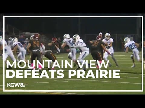 Mountain View gets past Prairie in 3A matchup | Friday Night Football