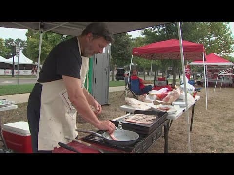 Ohio State fans tailgate for season opener and celebrate 1st win