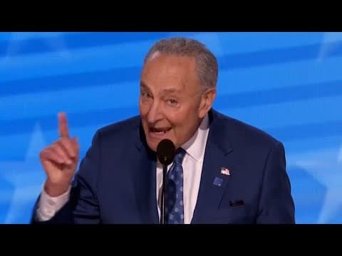 Sen. Chuck Schumer full speech at 2024 DNC (Aug. 20, 2024)