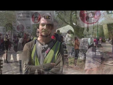 Indiana University students go on 3-day strike for union recognition, better pay