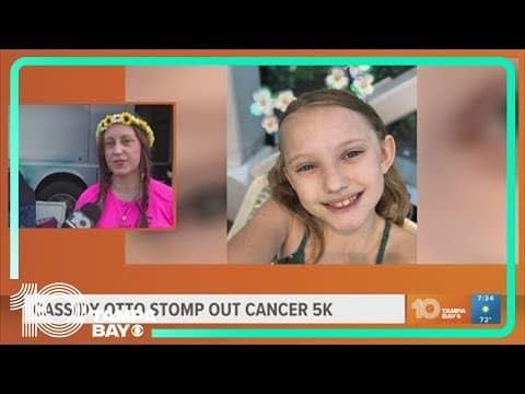Cassidy Otto stomp out cancer 5k