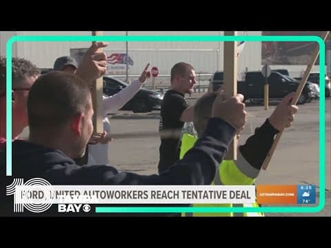 UAW workers and Ford reach tentative deal to end strike