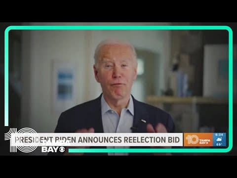 President Biden officially launches 2024 reelection bid
