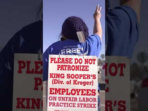Some King Soopers Workers Cross Picket lines During Strike