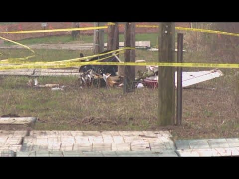 Couple out for walk injured by crashing plane in Muncie