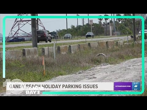 Frustration, light crowds favorite Gandy Beach on Memorial Day due to limited parking