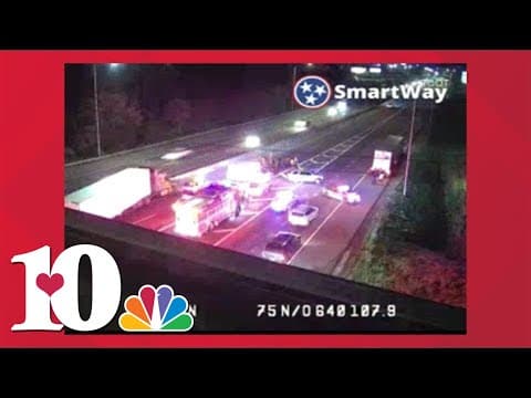 KPD: Serious crash on I-75 North near the Merchant Drive exit causes traffic delays