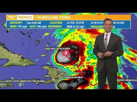 Tuesday 4 AM Tropical Update: Fiona a major hurricane, watching system in Caribbean