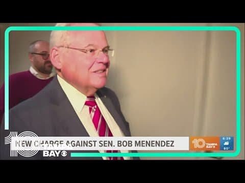 Senator Bob Menendez charged with conspiracy to act as a foreign agent