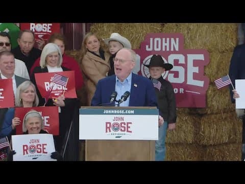 TN Congressman John Rose announces plan to run for governor in 2026