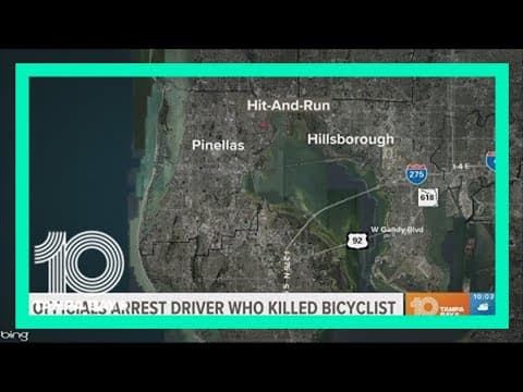 Officials arrest driver who killed a bicyclist