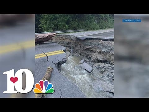 Rain and wind damage parts of the Cherokee National Forest, closing some campgrounds and roads