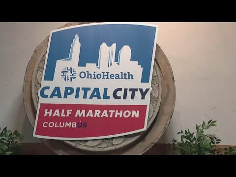 Runners preparing for OhioHealth Capital City Half & Quarter Marathon