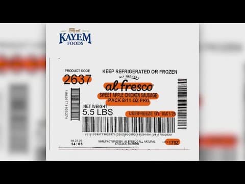 Recall alert: Chicken sausage from Kayeem Foods recalled