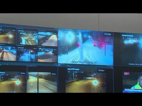 A look at the city's Traffic Management Center as crews monitor roadways