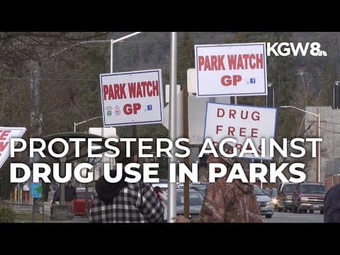 Grants Pass protesters rally over court's restraining order on homeless camping