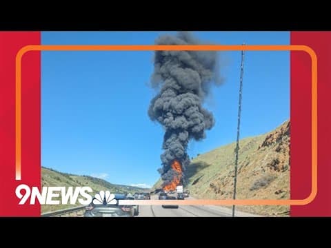 1 killed in fiery crash on Interstate 70 near Golden