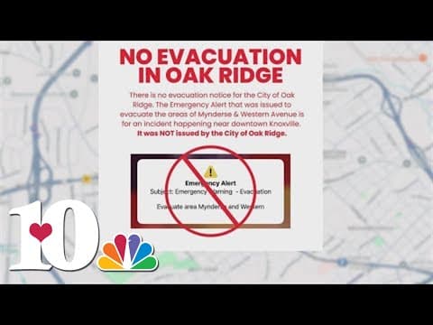 Why most of Knoxville got an emergency alert about the Western Ave. evacuation on their phones