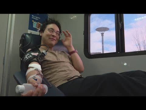What happens after you donate blood?