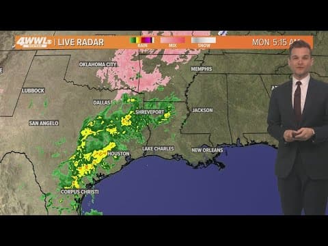 New Orleans Weather: Parade of storm systems send rain this week