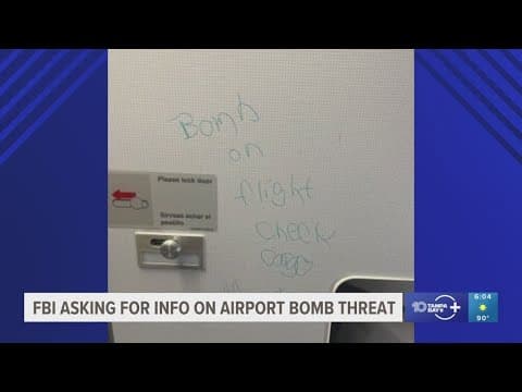 FBI releases photo of bomb threat that caused St. Pete-Clearwater airport to evacuate