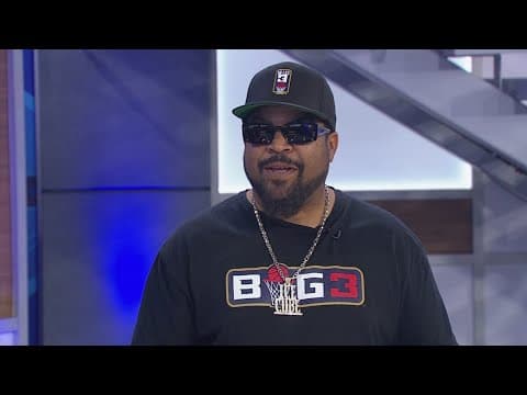 Ice Cube drops by WFAA studio to talk Big 3 Final Four and more