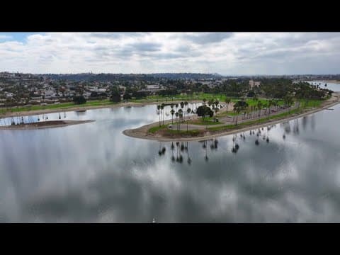 Above San Diego | Fiesta Island in Mission Bay