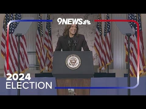 Kamala Harris delivers concession speech after Trump wins election