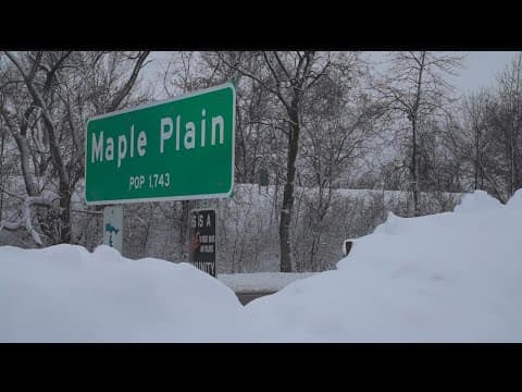City of Maple Plain issues apology over unplowed streets