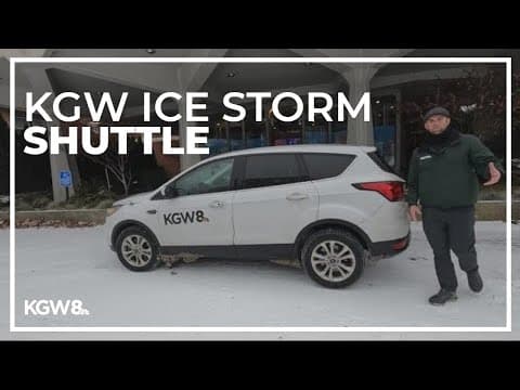 Behind the scenes: The KGW 'ice storm shuttle'