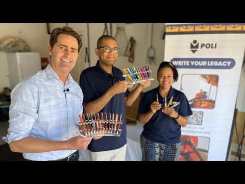 Escondido's Poli Despaigne crafts success with handmade pens and unique talent