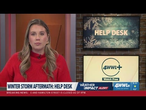 Winter Storm Aftermath: Help Desk