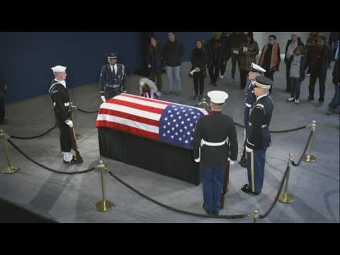 Jimmy Carter lies in repose ahead of funeral