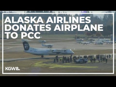 Portland Community College Aviation Science programs receive a big donation from Alaska Airlines