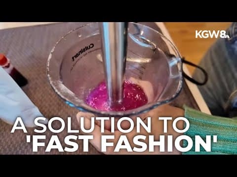 Beaverton student gets national attention for developing seaweed-based fabric