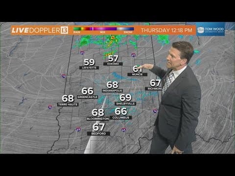 Live Doppler 13 forecast | Noon update for Thursday, May 9, 2024