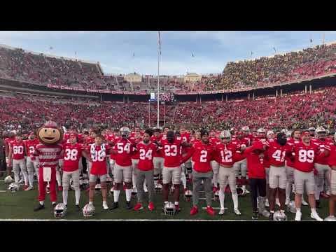 Carmen Ohio after the Ohio State-Michigan game
