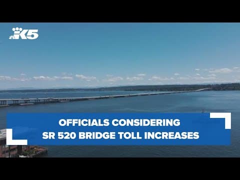 Transportation Commission to discuss SR 520 tolling Wednesday