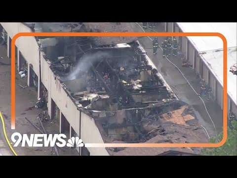 RAW: Aftermath of huge fire at Arvada storage facility