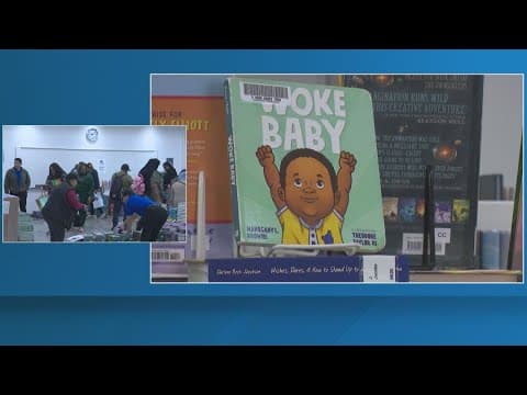 Dozens take advantage of free book giveaway in northeast Houston