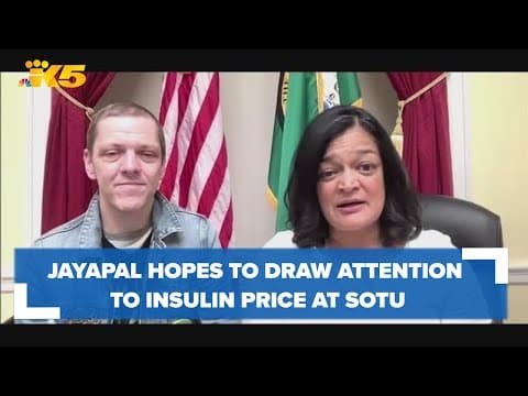 Congresswoman Pramila Jayapal hopes to draw attention to price of insulin at State of the Union